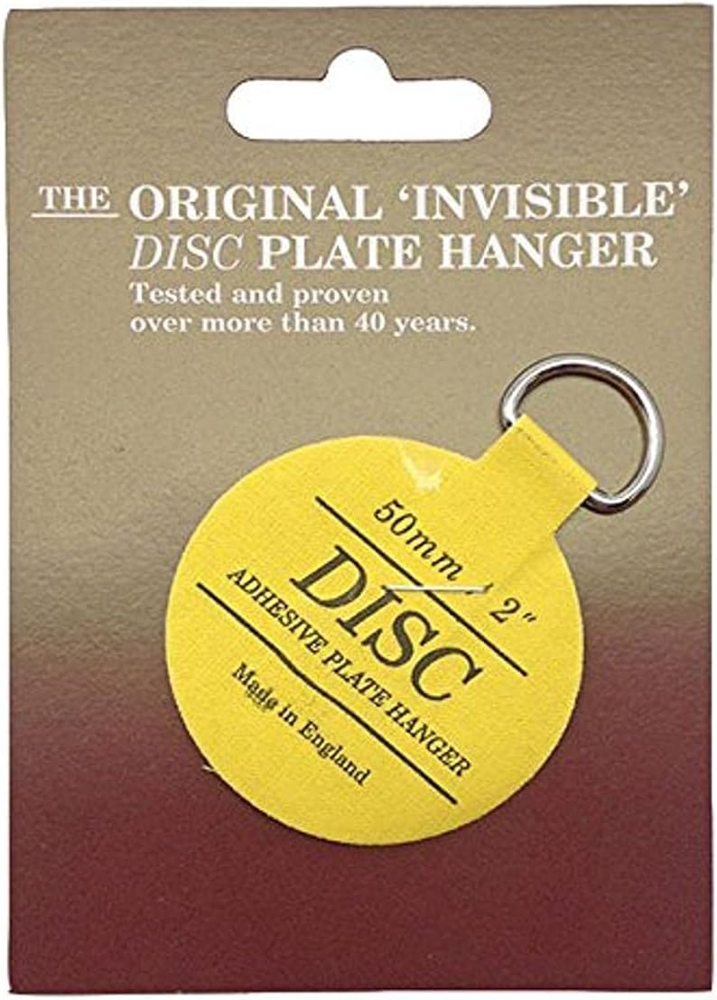 Disc 14224 50mm Adhesive Plate Hanger - Original Invisible Design for Plates - Image 1